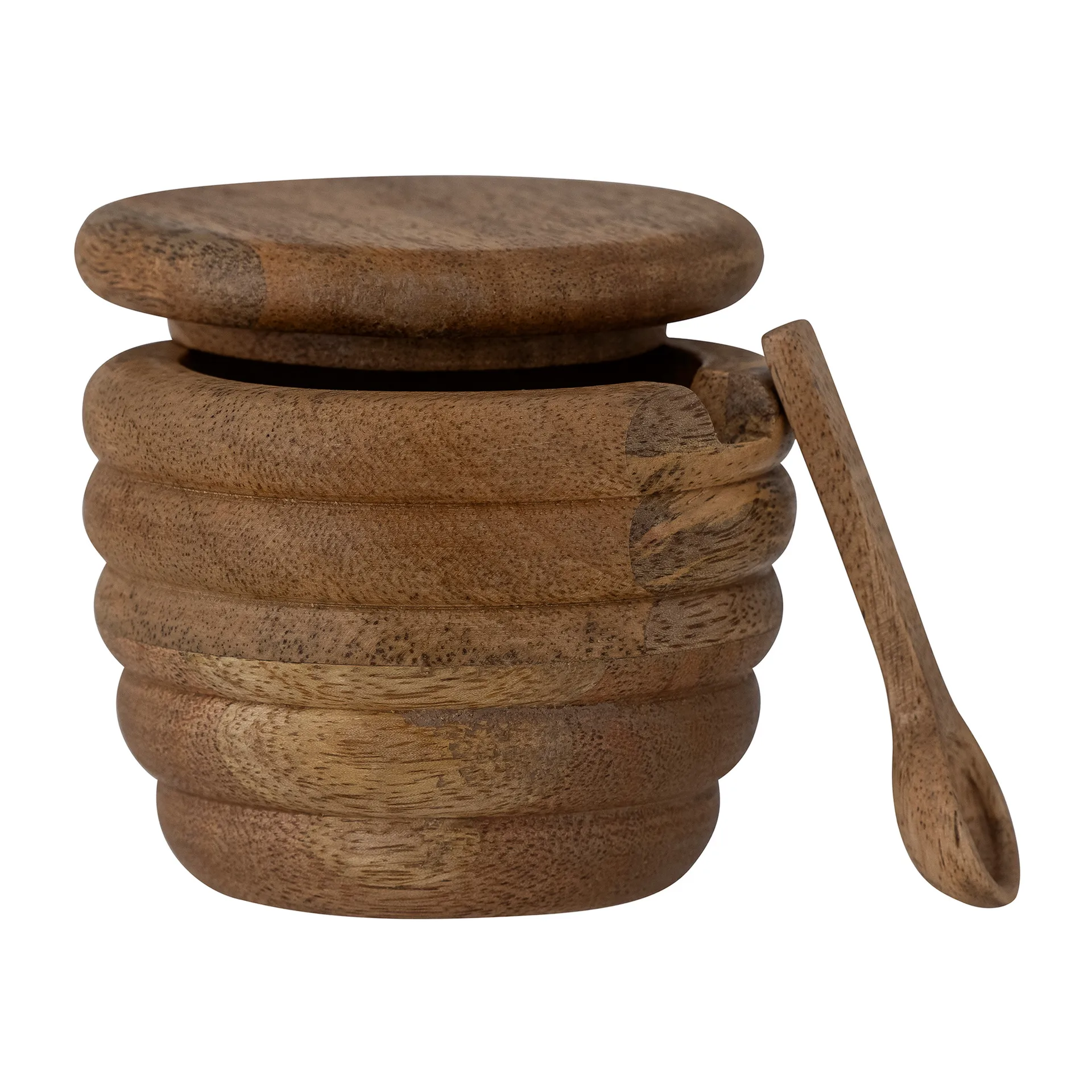 Tilda スプーン付きソルトセラー Ø9 cm, Natural Bloomingville | ブルーミングヴィル