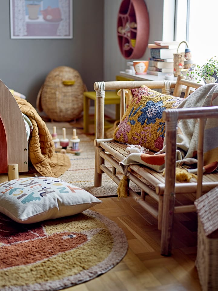 Vigge スロー 80x100 cm, Yellow Bloomingville | ブルーミングヴィル