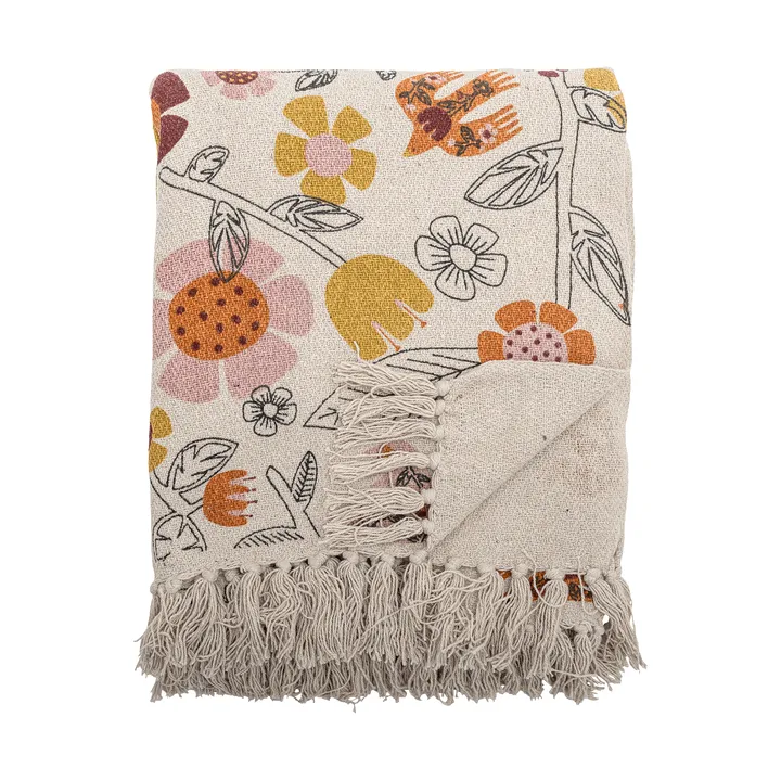 Vivielle ブランケット - Multi, 160x130 cm - Bloomingville | ブルーミングヴィル