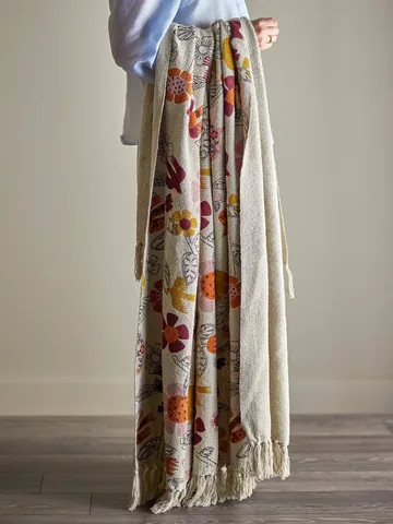 Vivielle ブランケット - Multi, 160x130 cm - Bloomingville | ブルーミングヴィル