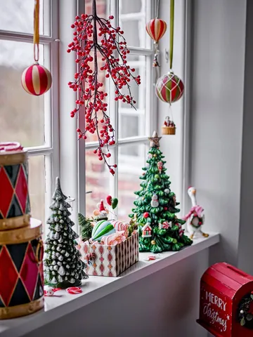 Wynn クリスマスオーナメント - Red, 3-pack, Ø8 cm - Bloomingville | ブルーミングヴィル