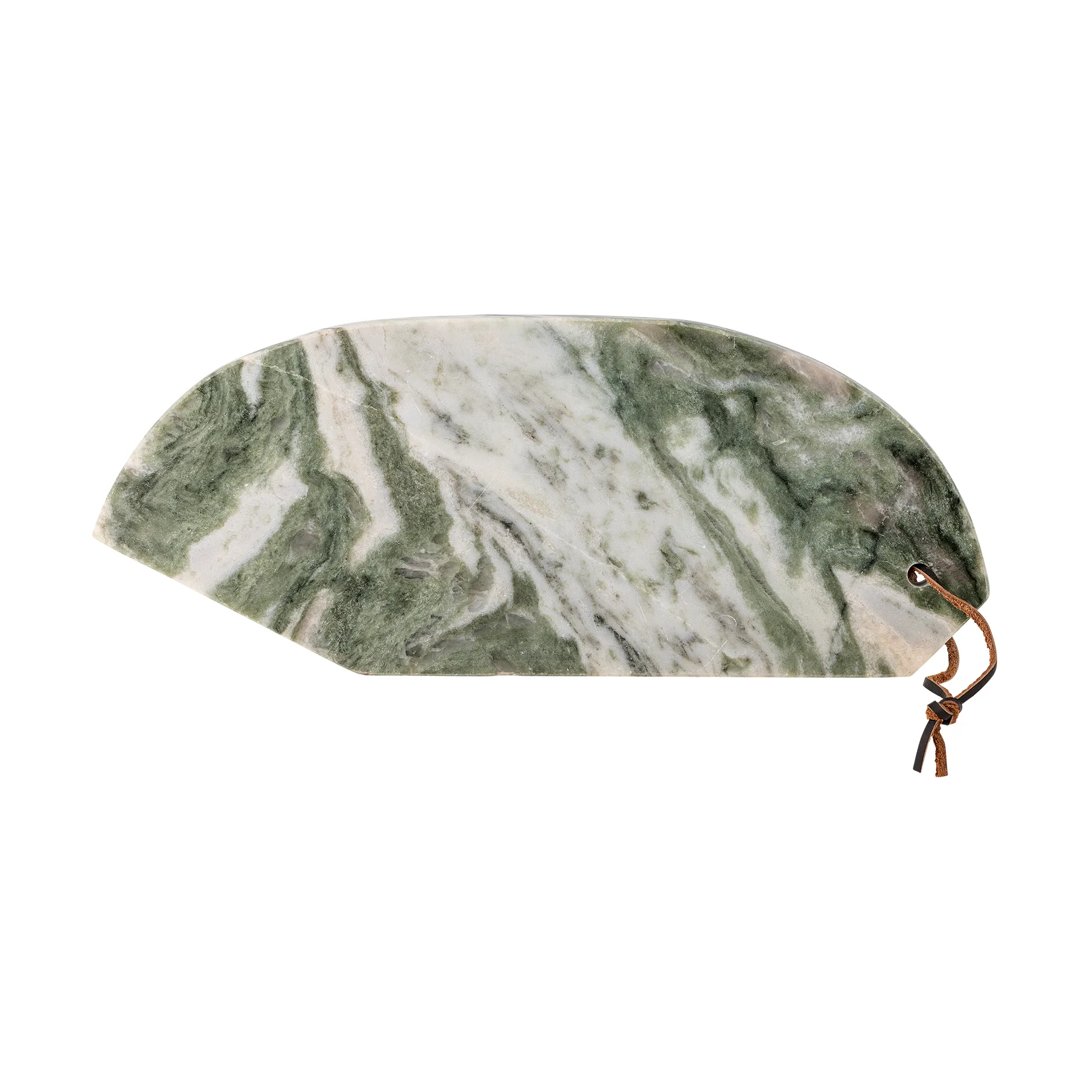 Ziggy カッティングボード 15x38 cm, Green marble Bloomingville | ブルーミングヴィル