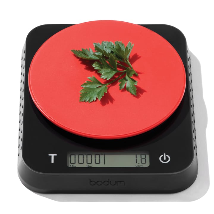 Bistro キッチンスケール 13x15.7 cm, Black-red Bodum | ボダム