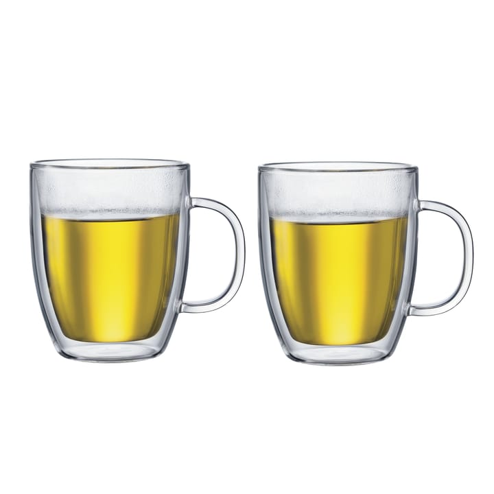 Bistro ダブルウォール グラス ハンドル付き 2パック - 0.45 l - Bodum | ボダム
