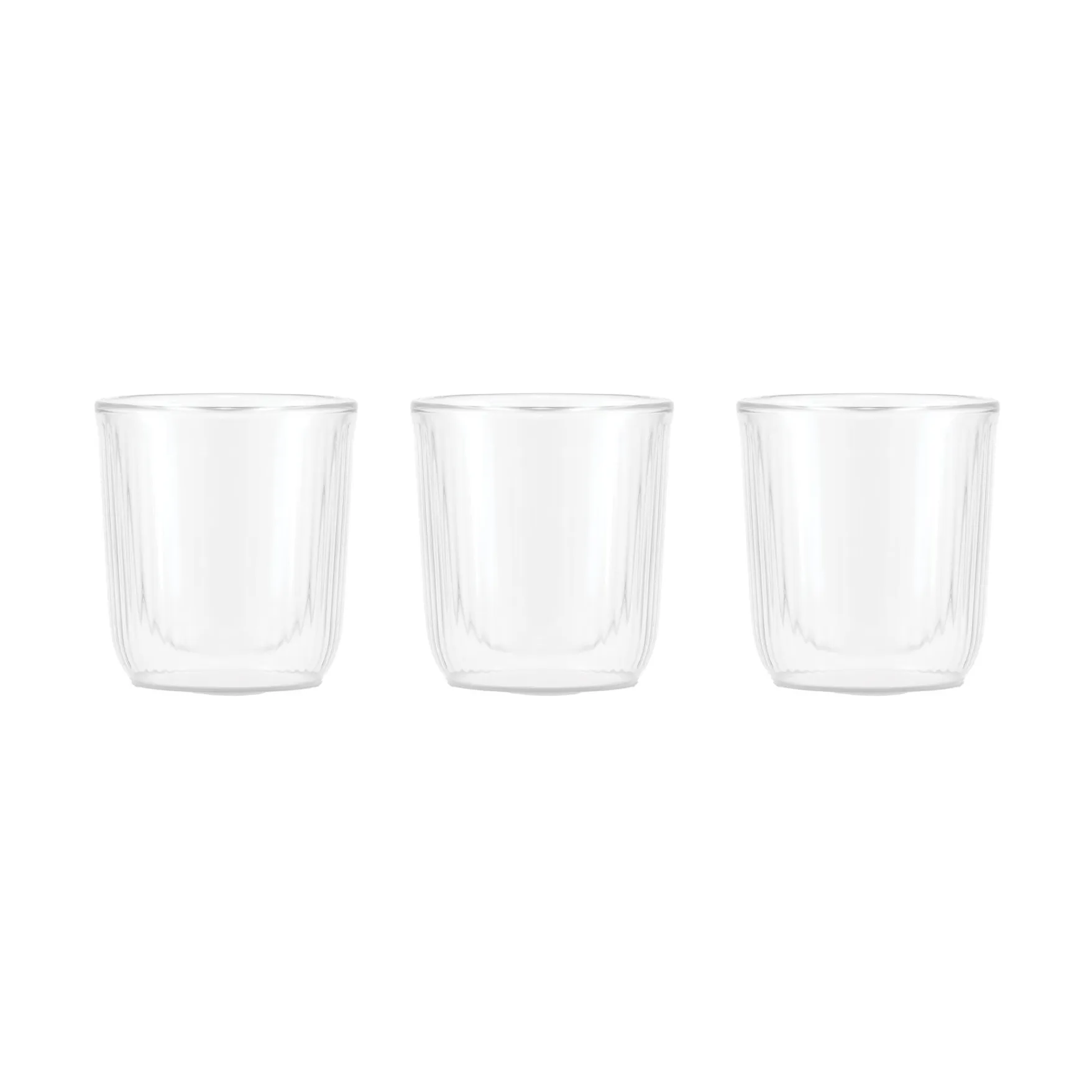 Douro ダブルウォール 日本酒グラス 6 cl 3-pack, Clear-bamboo Bodum | ボダム