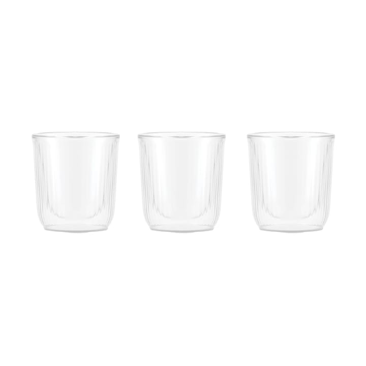 Douro ダブルウォール 日本酒グラス 6 cl 3-pack - Clear-bamboo - Bodum | ボダム