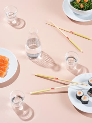 Douro ダブルウォール 日本酒グラス 6 cl 3-pack, Clear-bamboo Bodum | ボダム