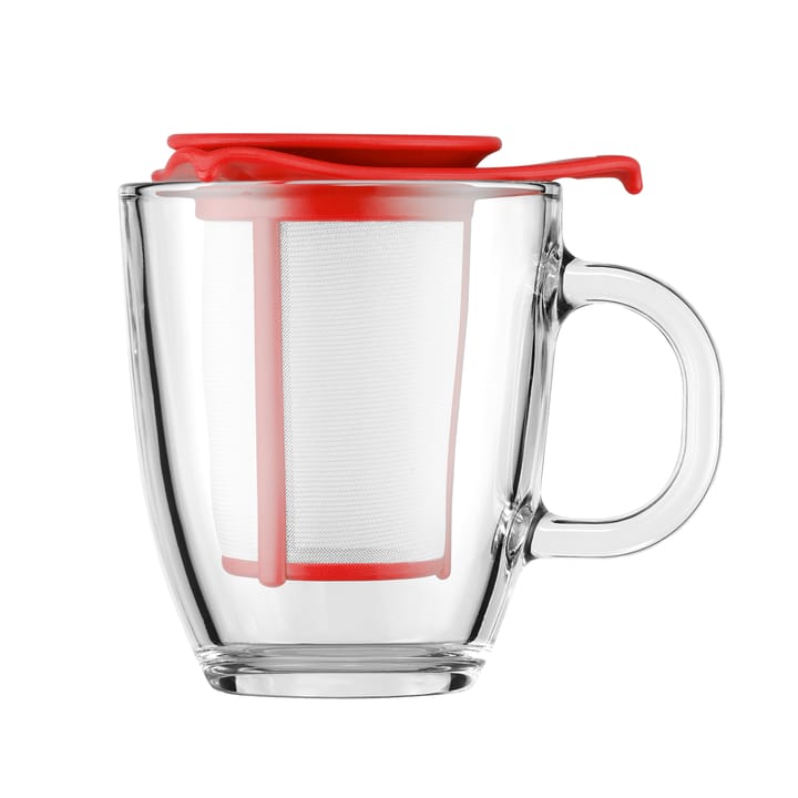 Yo-Yo ティーカップ 茶こし付き - red - Bodum | ボダム