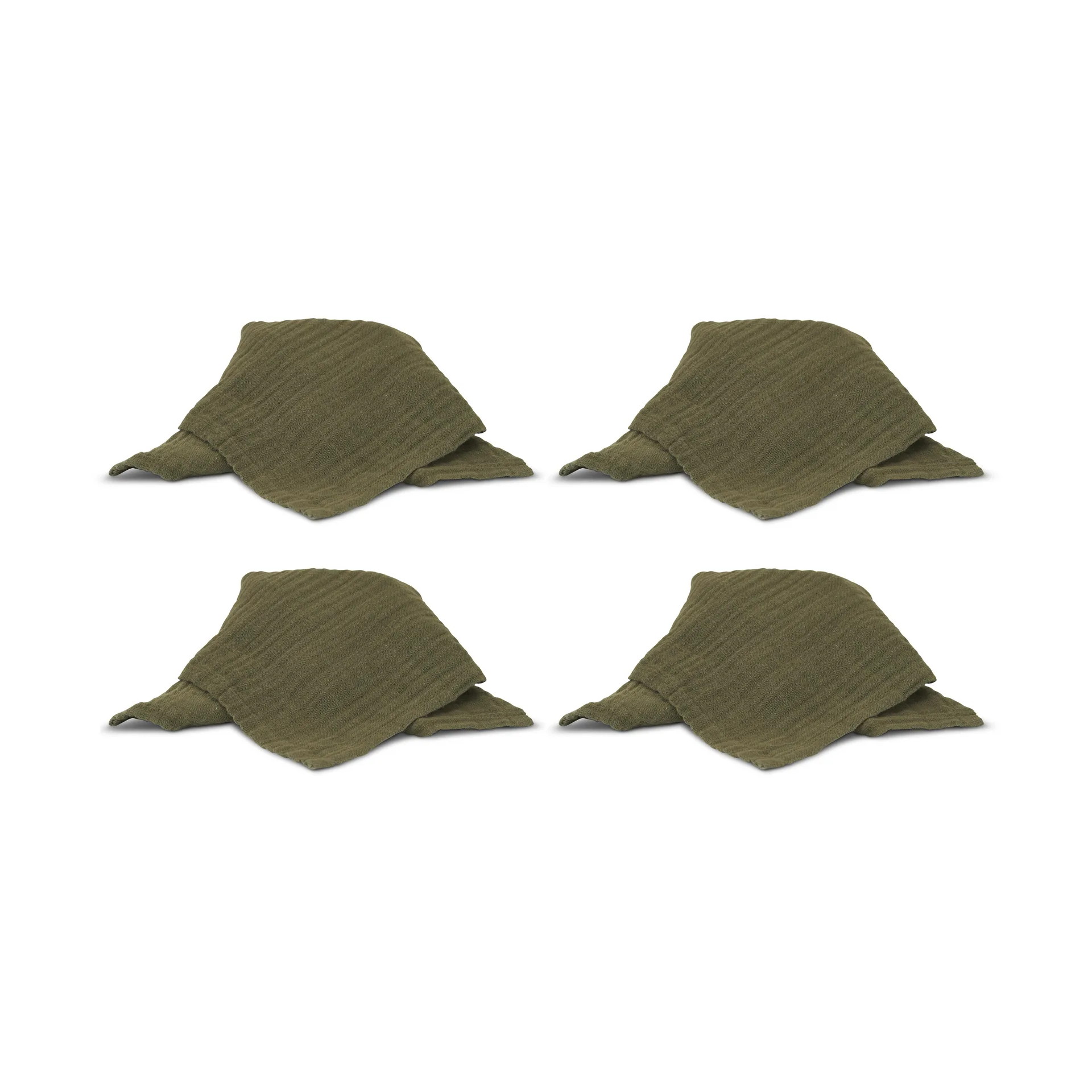 Astrid ナプキン 40x40 cm 4枚セット, Green Boel & Jan | ボエル & ヤン