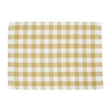 Grete ランチョンマット 35x45 cm - Yellow - Boel & Jan | ボエル & ヤン