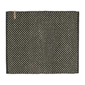 Jute チェック プレースマット コットン 35x45 cm - Black - Boel & Jan | ボエル & ヤン
