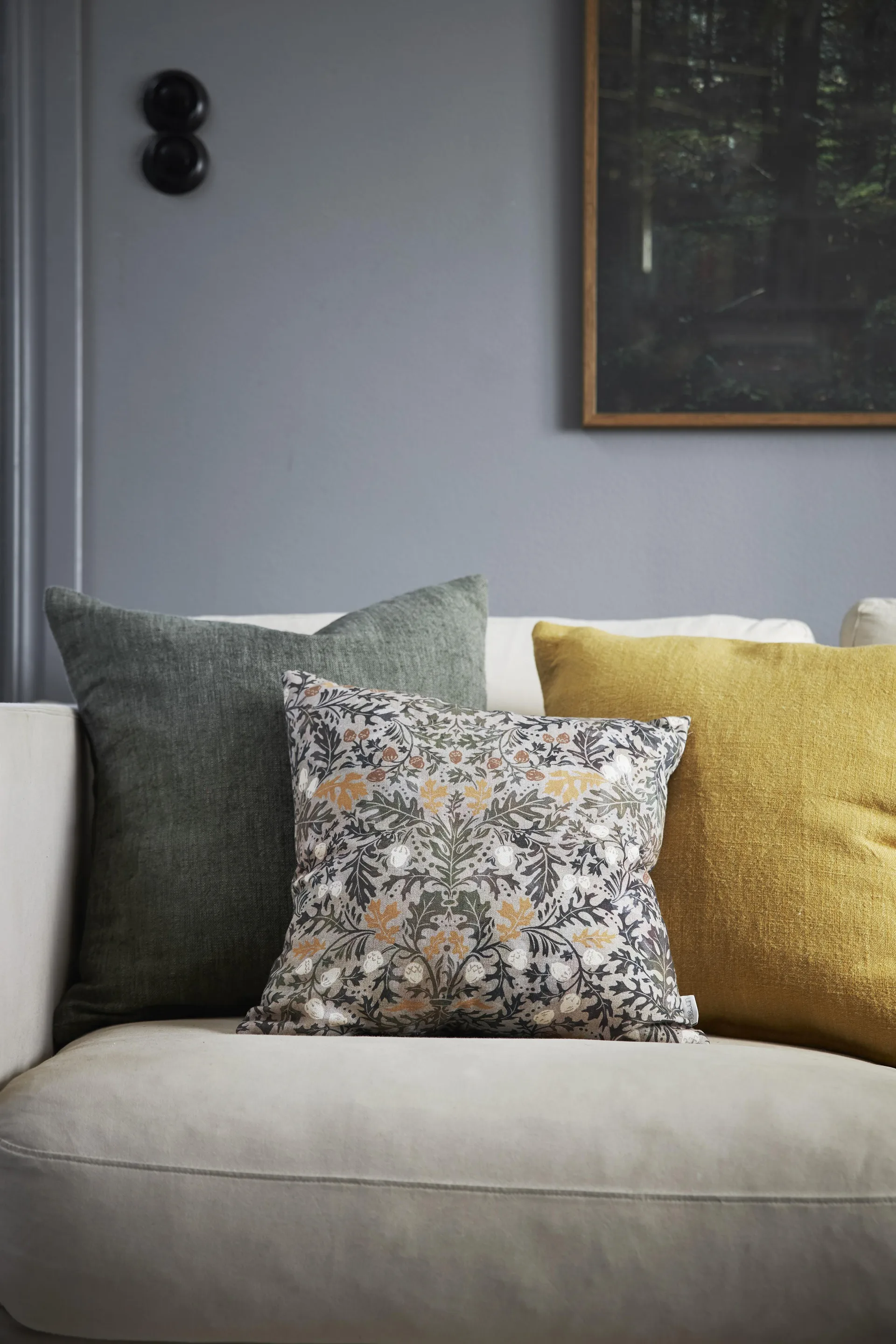 Kville ピローケース 45x45 cm, Multi Boel & Jan | ボエル & ヤン