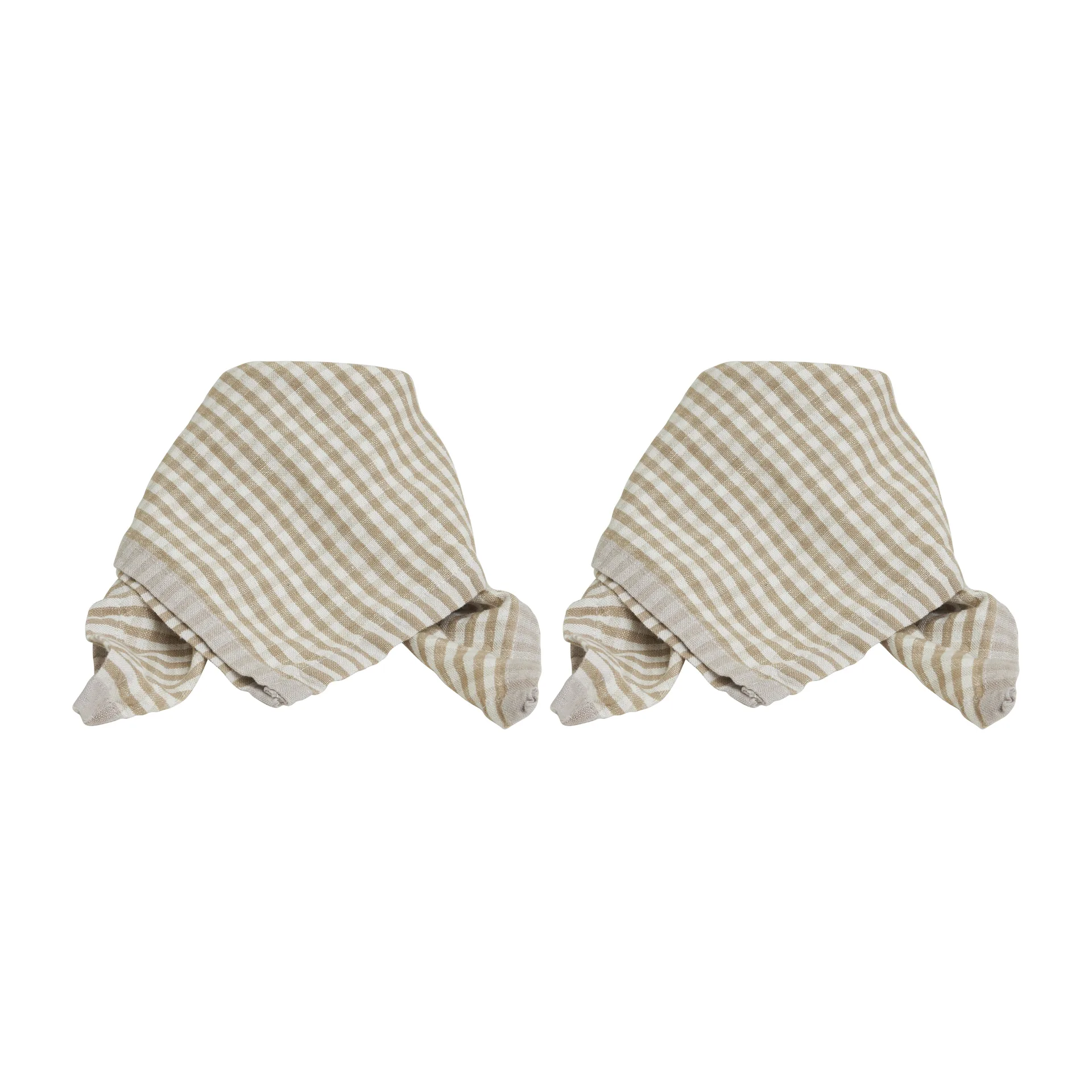 Lundgren ナプキン 40x40 cm 2枚セット, Beige Boel & Jan | ボエル & ヤン