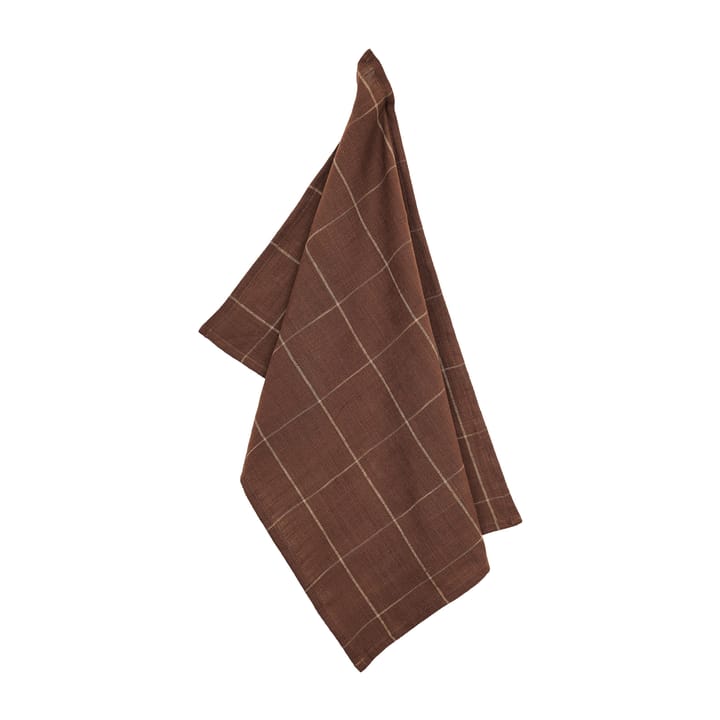 Lunnevik キッチンタオル コットン 50x70 cm - Brown - Boel & Jan | ボエル & ヤン