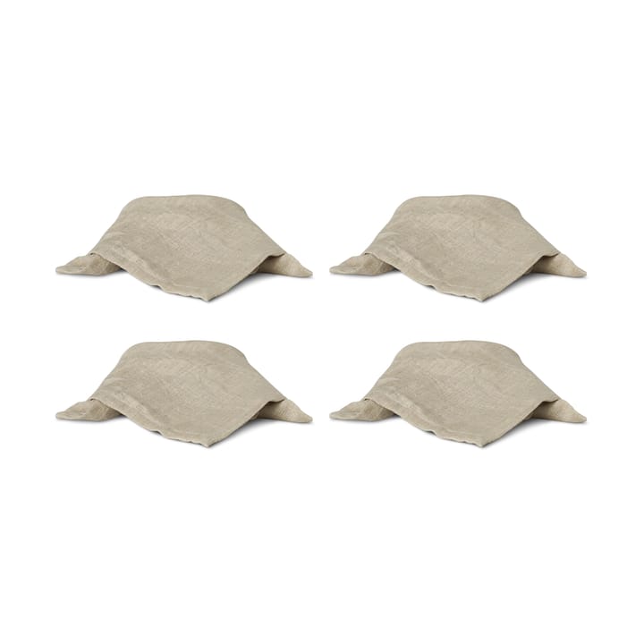 Mandela リネンナ�プキン 40x40 cm - Beige - Boel & Jan | ボエル & ヤン