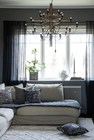 Mirja カーテン セット 130x275 cm - Black-grey - Boel & Jan | ボエル & ヤン