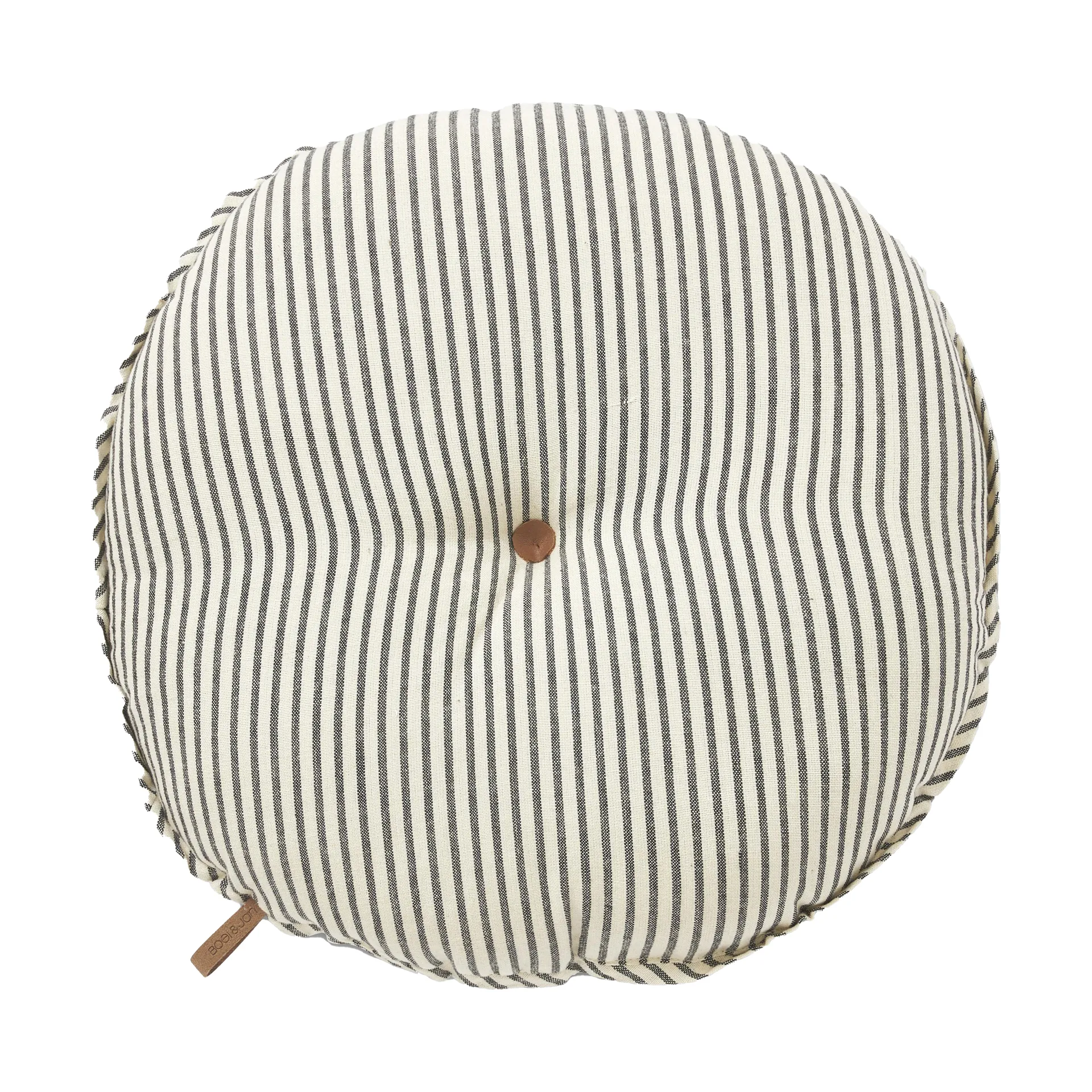 Sammie シートクッション Ø40 cm, Black and white Boel & Jan | ボエル & ヤン