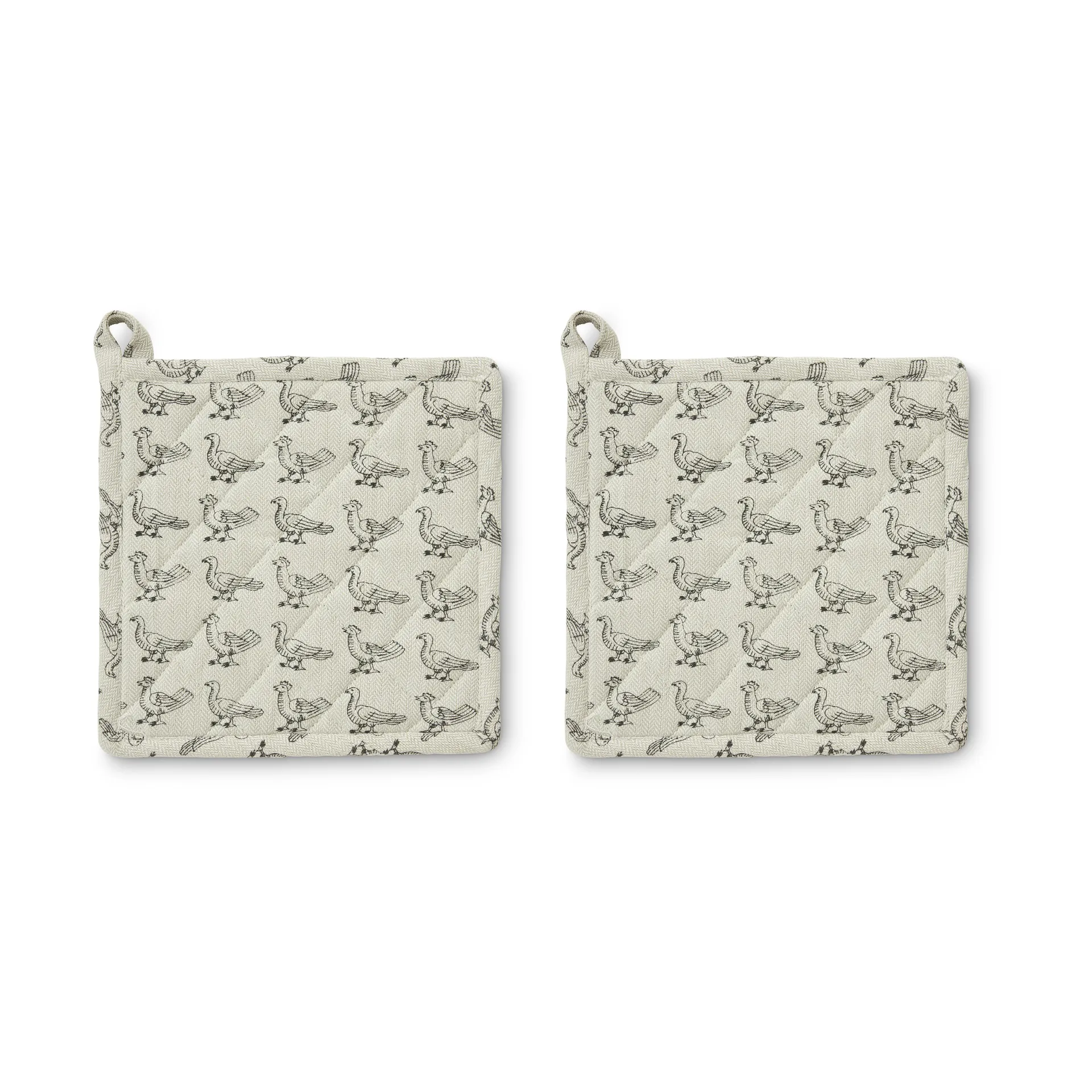 Stina ポットホルダー 20x20 cm 2枚セット, Beige Boel & Jan | ボエル & ヤン
