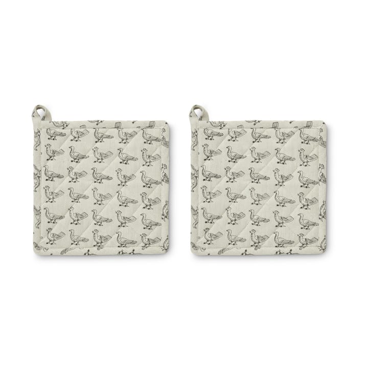 Stina ポットホルダー 20x20 cm 2枚セット - Beige - Boel & Jan | ボエル & ヤン