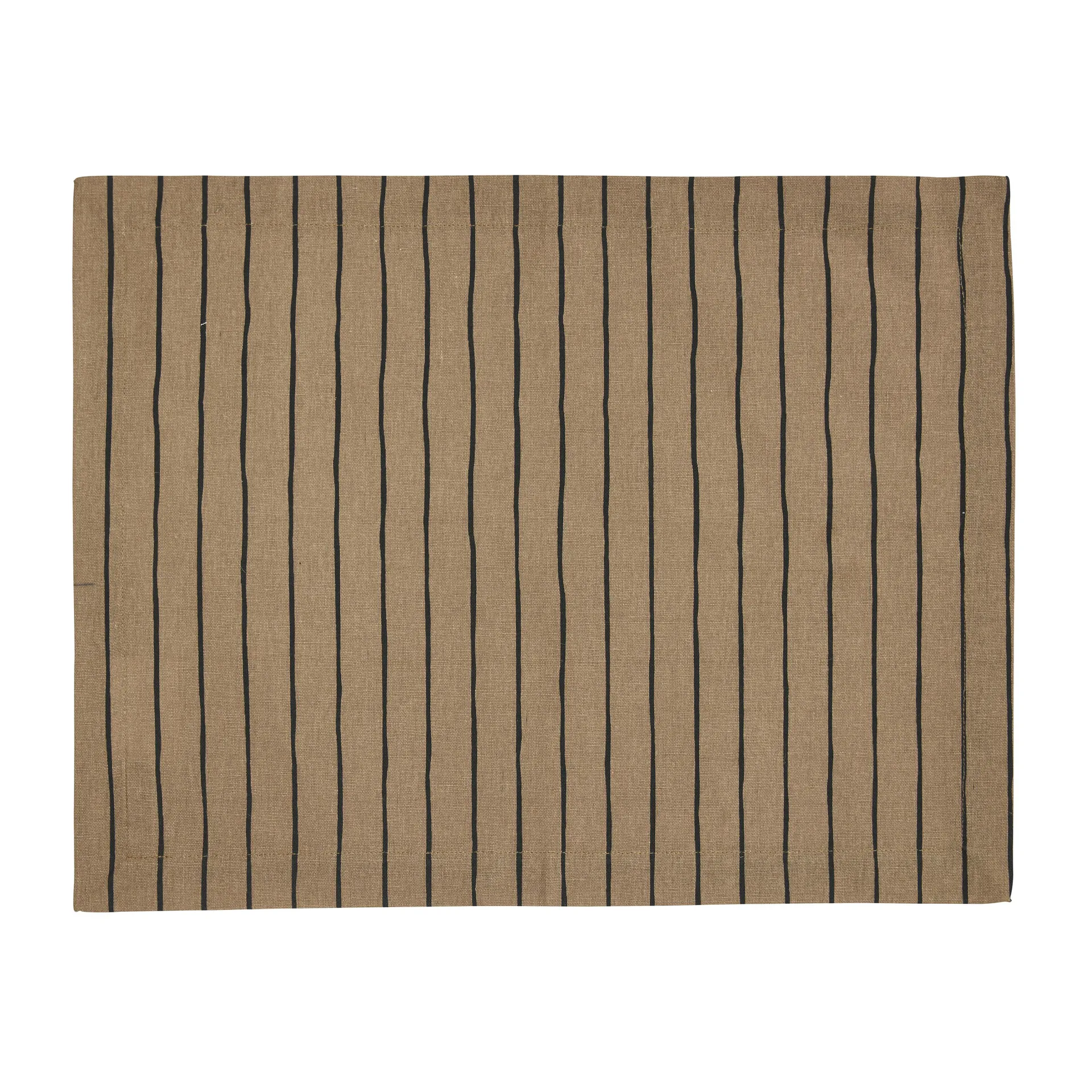 Tofta stripe ランチョンマット 35x45 cm, Brown Boel & Jan | ボエル & ヤン