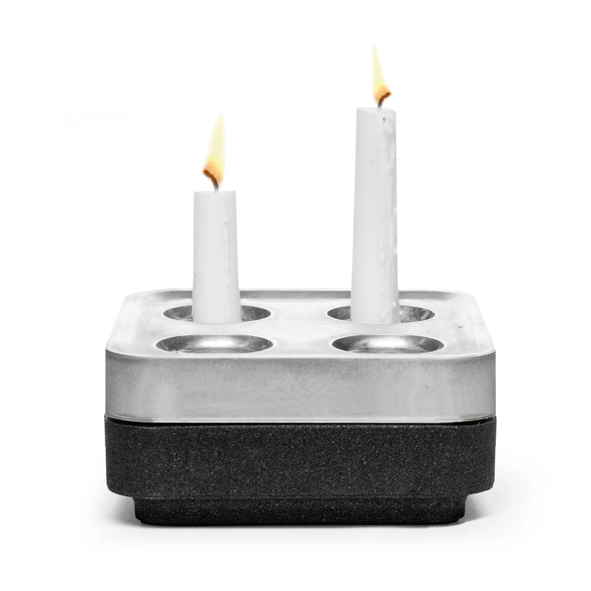 Cork ボウル キャンドル4本専用 16x16 cm, Black Born In Sweden | ボーン イン スウェーデン