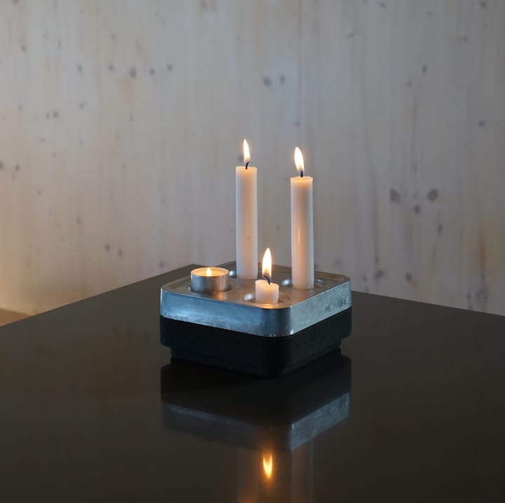Cork ボウル for four candles 16x16 cm, Black Born In Sweden | ボーン イン スウェーデン