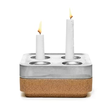 Cork ボウル for four candles 16x16 cm - Brown - Born In Sweden