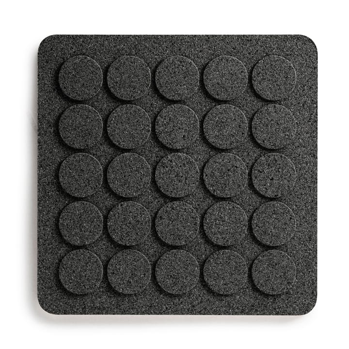 Dots スクエアトリベット 20x20 cm - Black - Born In Sweden | ボーン イン スウェーデン