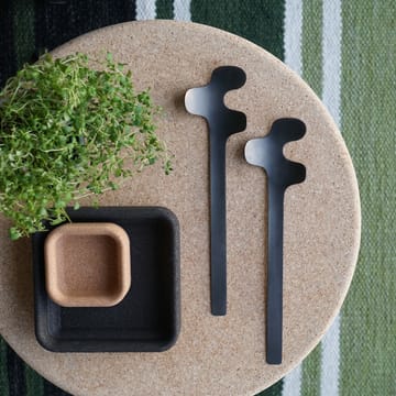 Leaf サラダサーバー - Brushed Black - Born In Sweden | ボーン イン スウェーデン