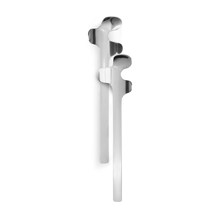 Leaf サラダサーバー, Polished Steel Born In Sweden | ボーン イン スウェーデン