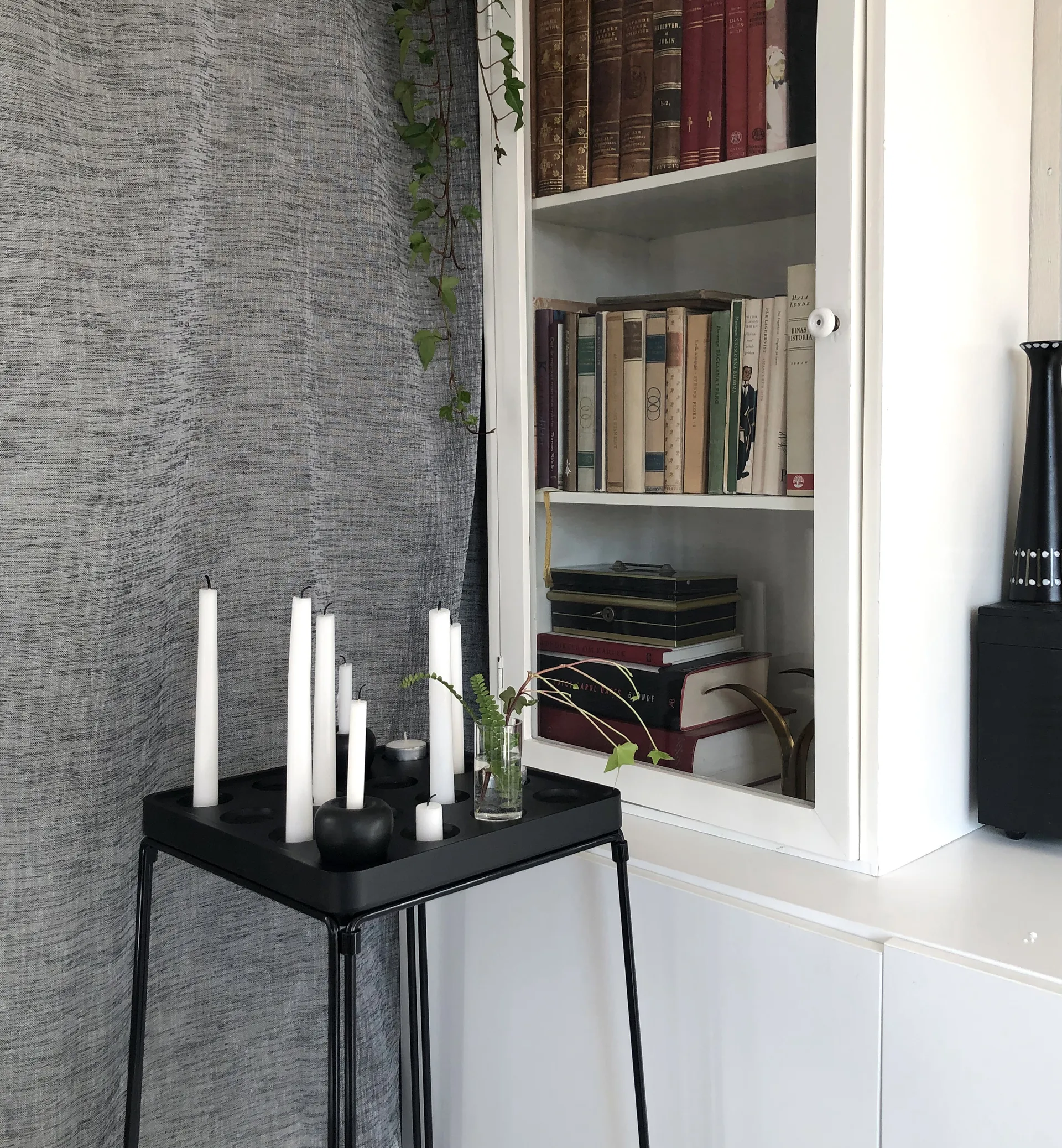 Stumpastaken キャンドル ホルダー ブラック, large Born In Sweden | ボーン イン スウェーデン