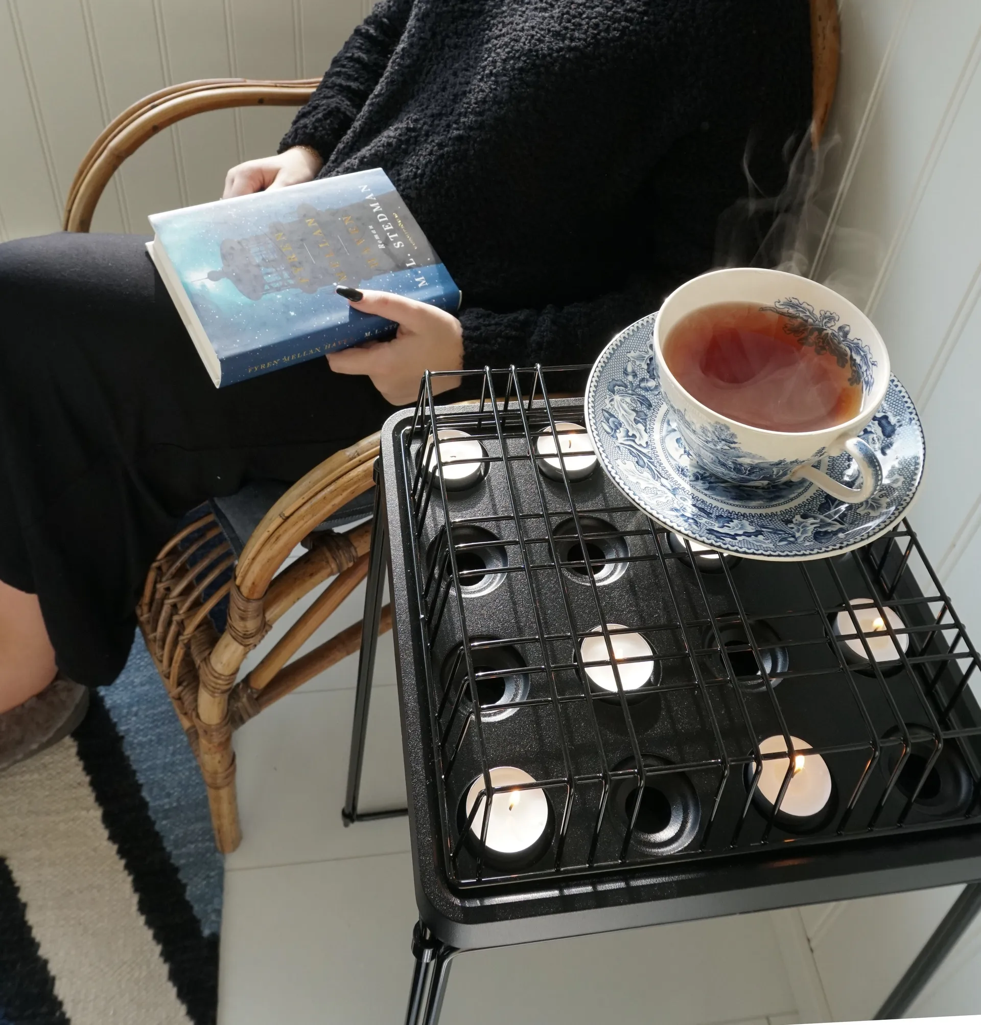 Stumpastaken キャンドル ホルダー ブラック, large Born In Sweden | ボーン イン スウェーデン