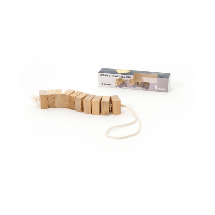 Bosign 香り付きブロック ホワイトシダーウッド ひも付き, 10-pack Bosign | ボーサイン