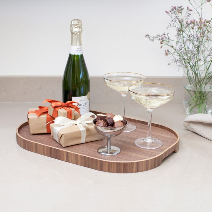 Bosign サービングトレイ curveline large 34x47 cm, Walnut Bosign | ボーサイン