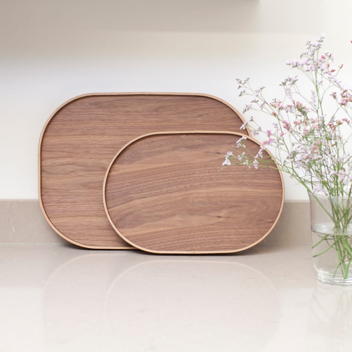 Bosign サービングトレイ curveline large 34x47 cm, Walnut Bosign | ボーサイン