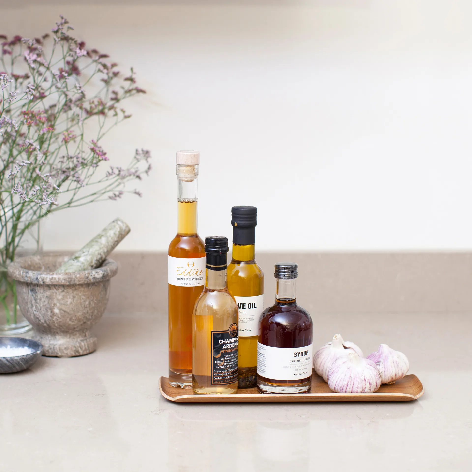 Bosign ウッドトレイ leaf, Walnut Bosign | ボーサイン