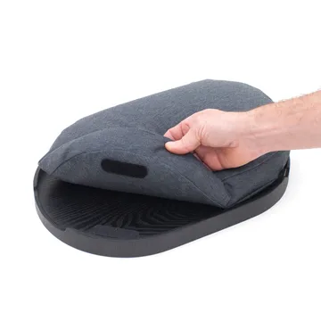 CurveLine™ ノンスリップ ニートレイ 39x26 cm - Black willow-grey - Bosign | ボーサイン