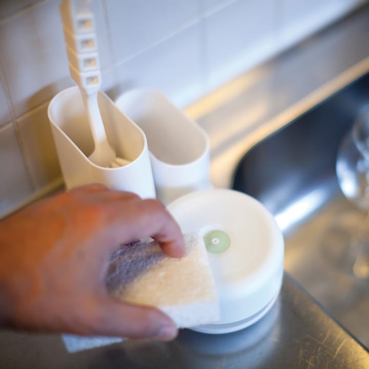 Dishwashing 収納ラック付きリキッドパンプ ラージ, white Bosign | ボーサイン