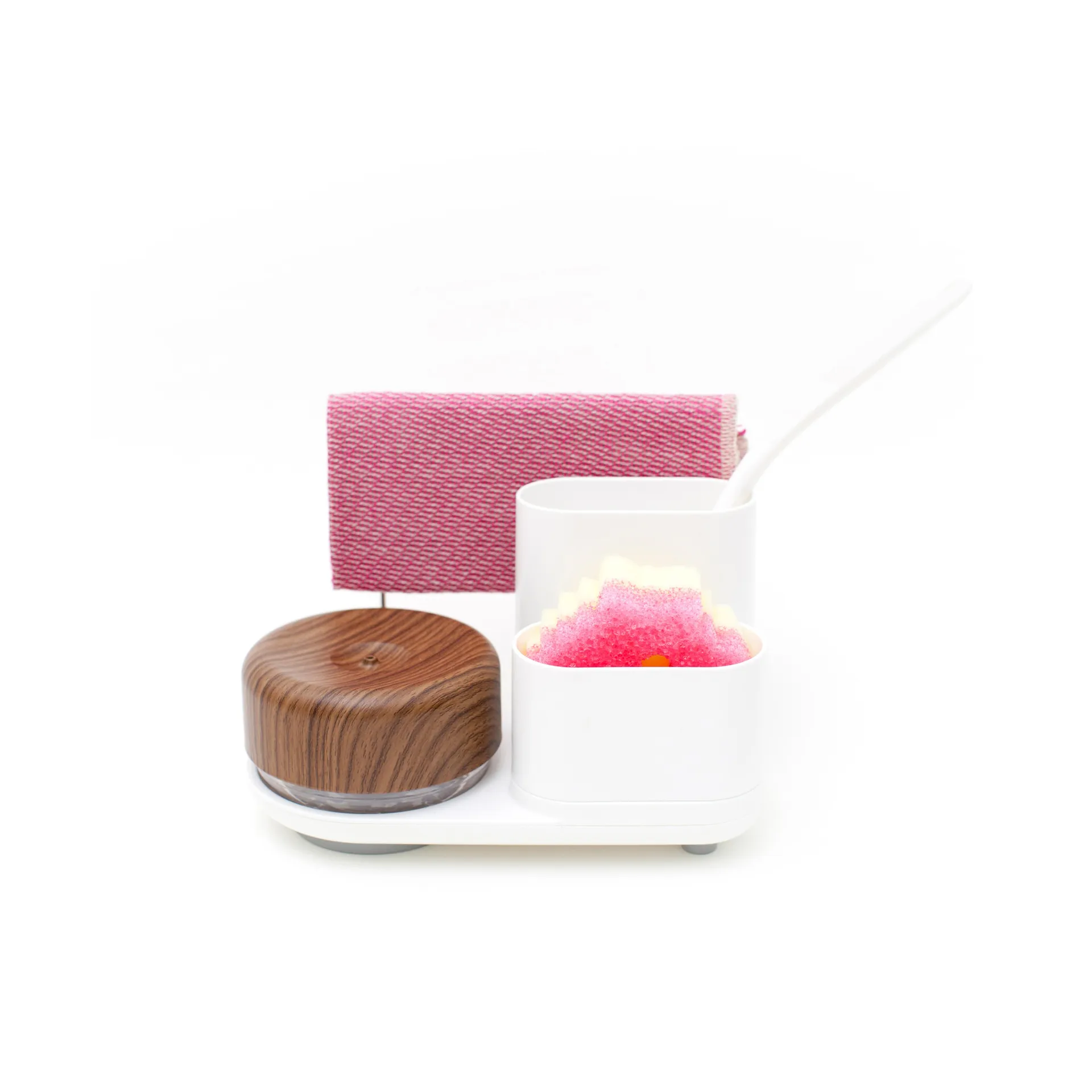 Do-Dish Caddy PLUS 収納付き食器用洗剤ポンプ, Dark wood Bosign | ボーサイン