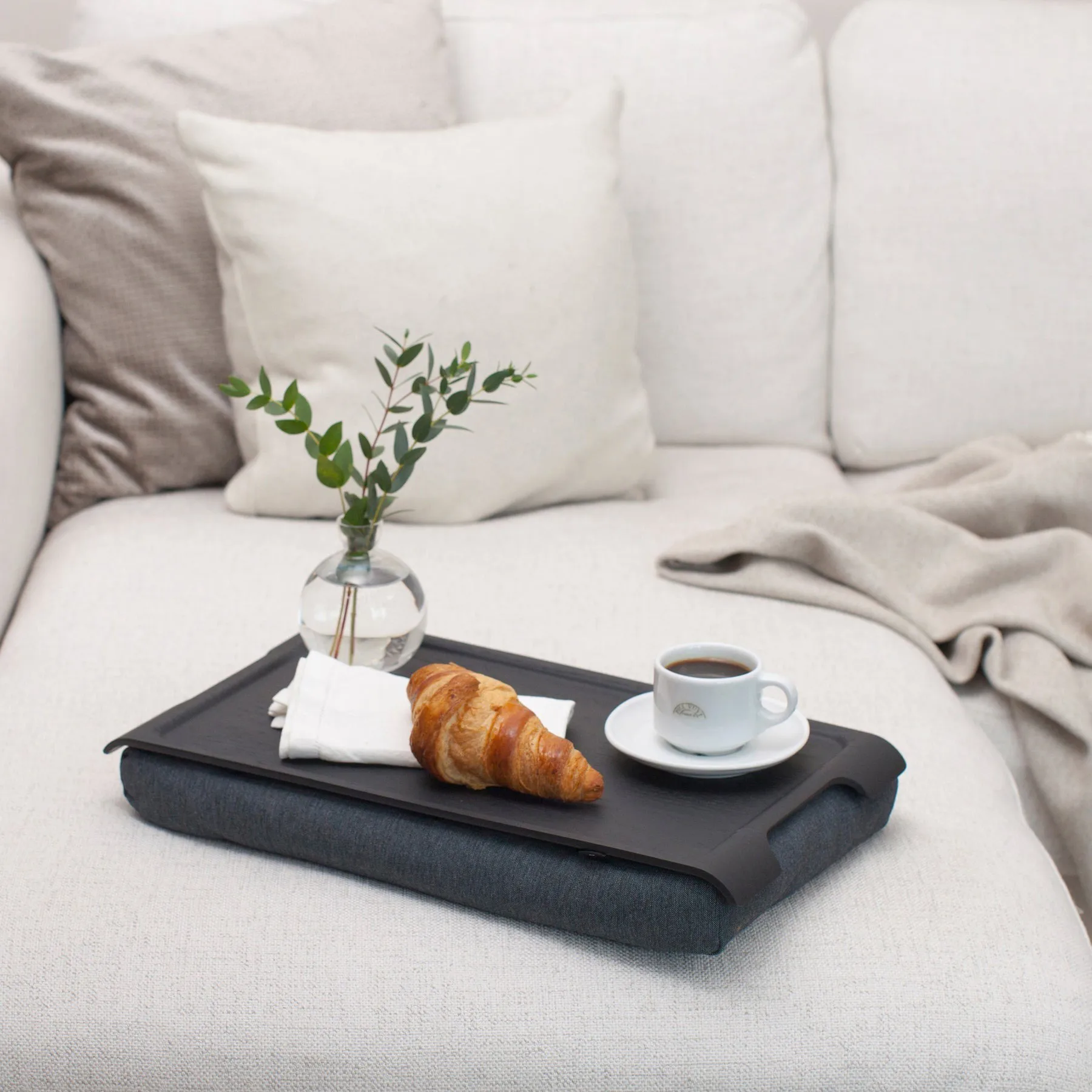 Laptray ノンスリップ 43x23 cm, Black willow-grey Bosign | ボーサイン