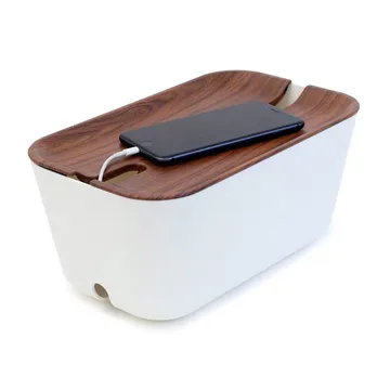 ケーブルオーガナイザー M - dark brown wooden print - Bosign | ボーサイン