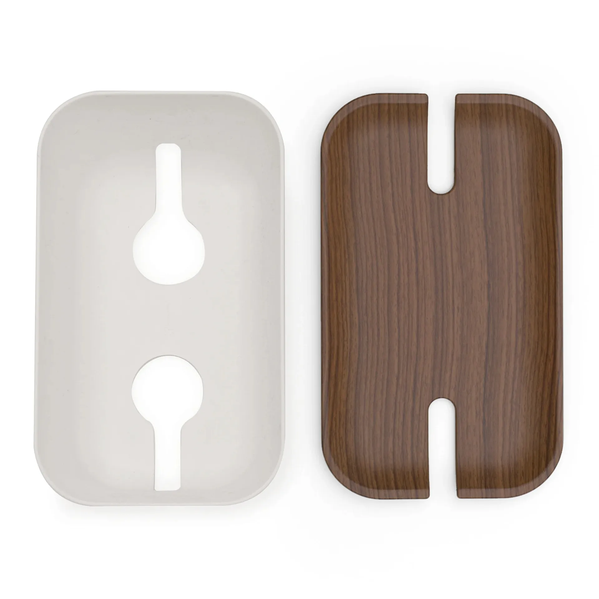 ケーブルオーガナイザー M, dark brown wooden print Bosign | ボーサイン