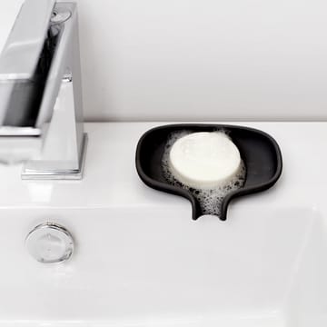 Soap Saver Flow  排水口付きソープディッシュ S - Black - Bosign | ボーサイン