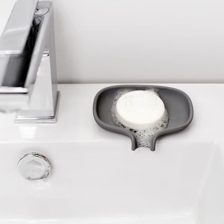 Soap Saver Flow  排水口付きソープディッシュ S, Graphite grey Bosign | ボーサイン