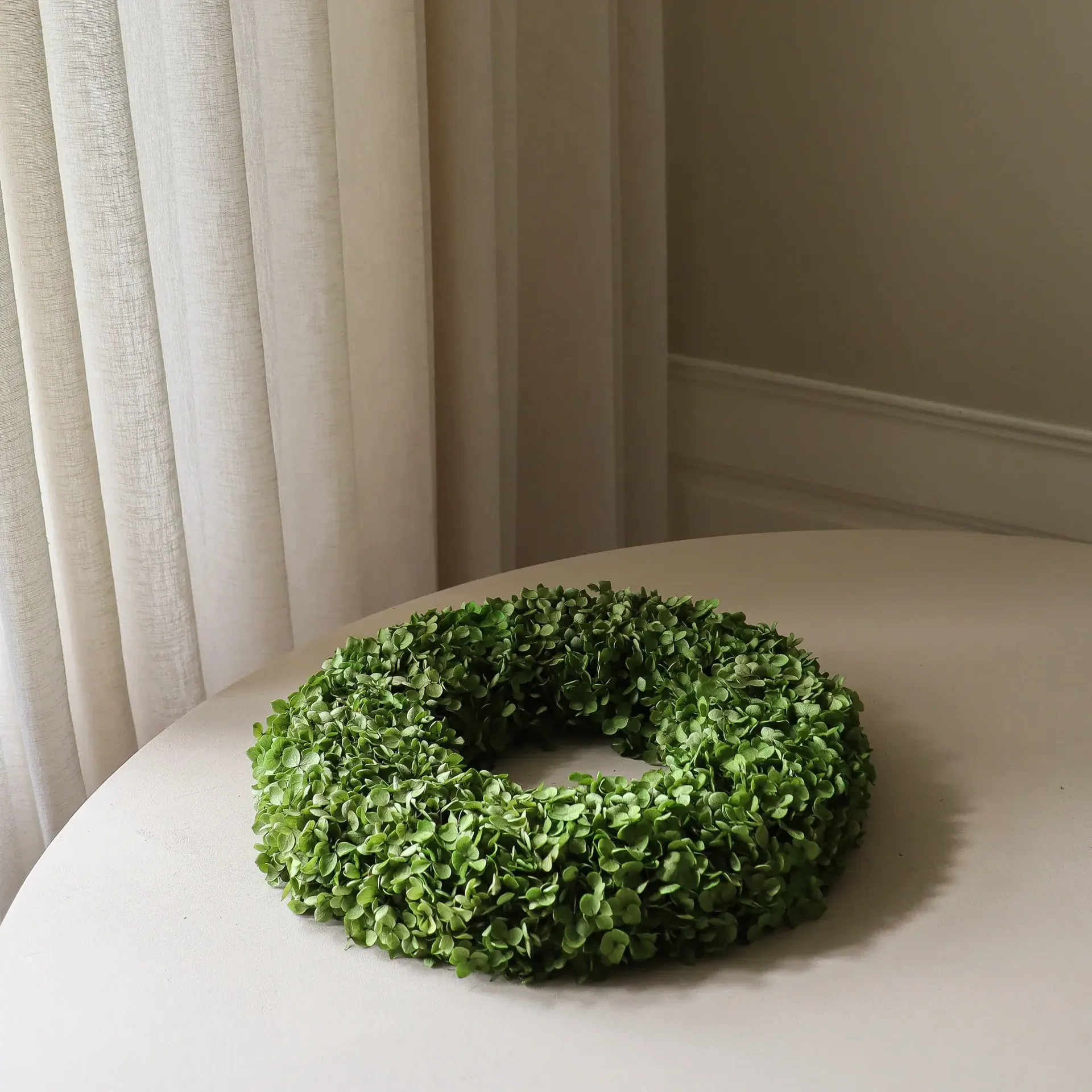 アジサイ リース 花冠, グリーン、直径40 cm Botané | ボタネ