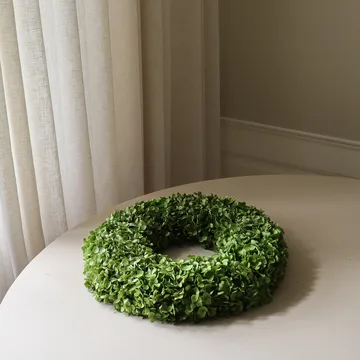 アジサイ リース 花冠 - グリーン、直径40 cm - Botané | ボタネ