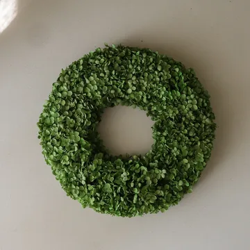 アジサイ リース 花冠 - グリーン、直径40 cm - Botané | ボタネ