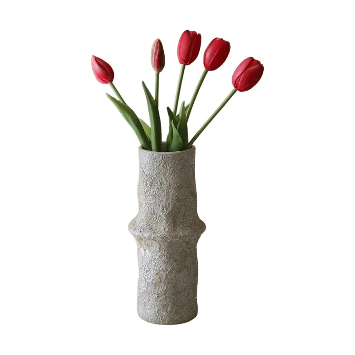 チューリップ 造花ブーケ - ライトレッド、5個 - Botané | ボタネ