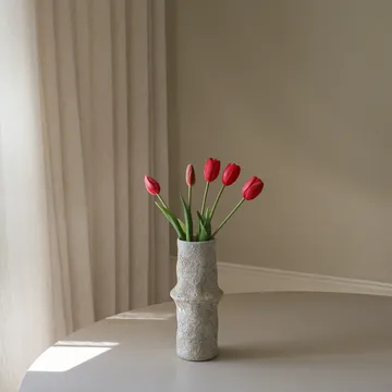 チューリップ 造花ブーケ - ライトレッド、5個 - Botané | ボタネ