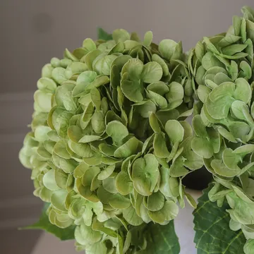 アジサイ 人工花 - モスグリーン、51 cm、1点 - Botané | ボタネ